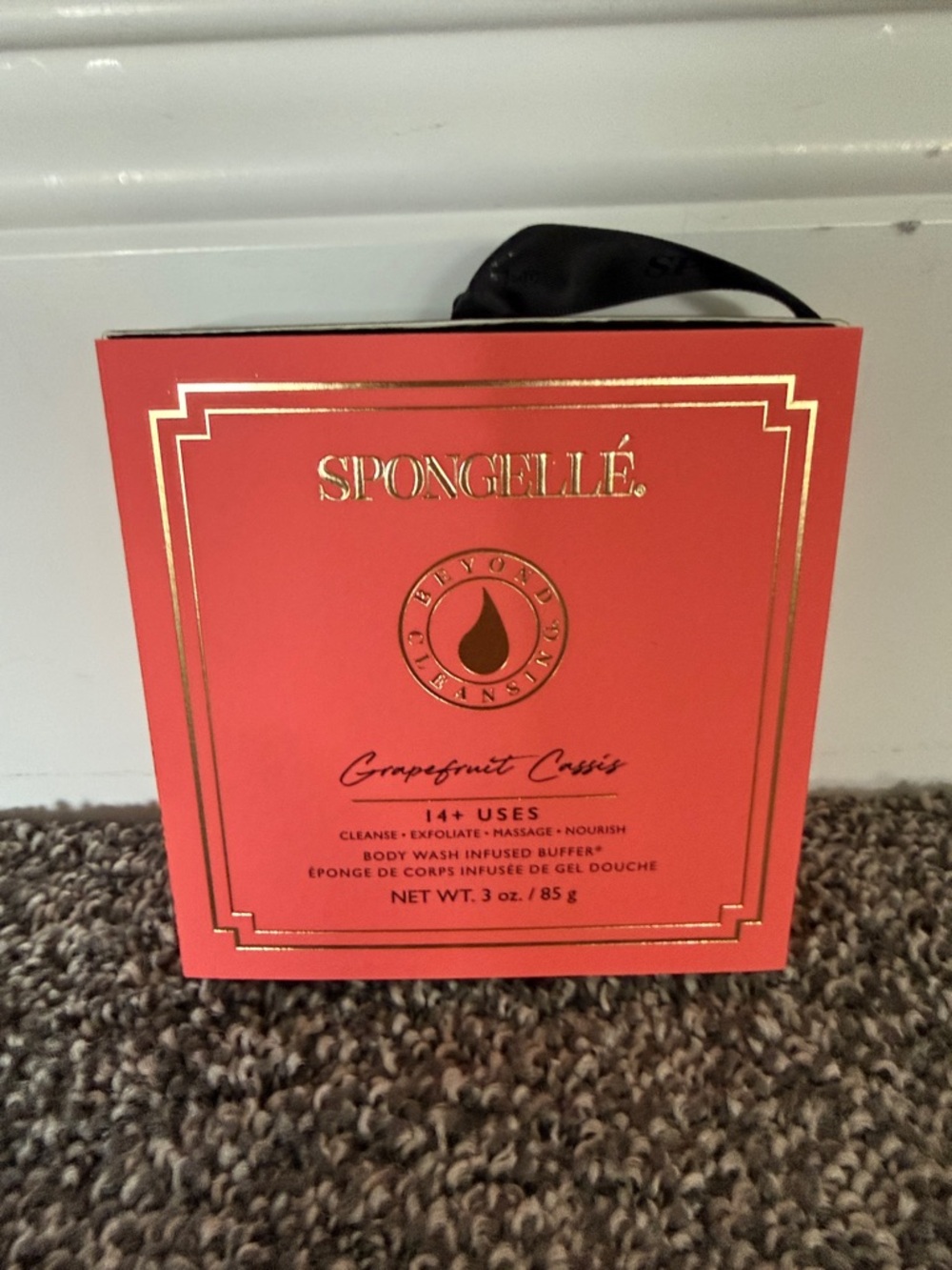 Spongellé Grapefruit Cassis Gift Box - Red and Gold